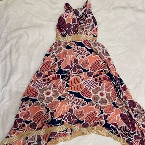 Elegant Multicolor Maxi Dress